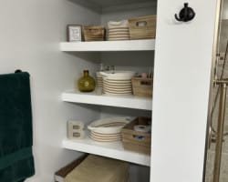 Updated Bathroom Storage System around Indianapolis, IN