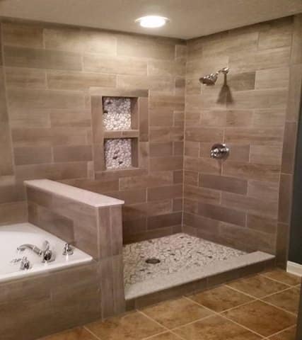 Modern Custom Showers Indianapolis