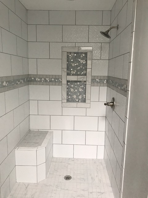 Modernized Bathroom Tile Installation Indianapolis